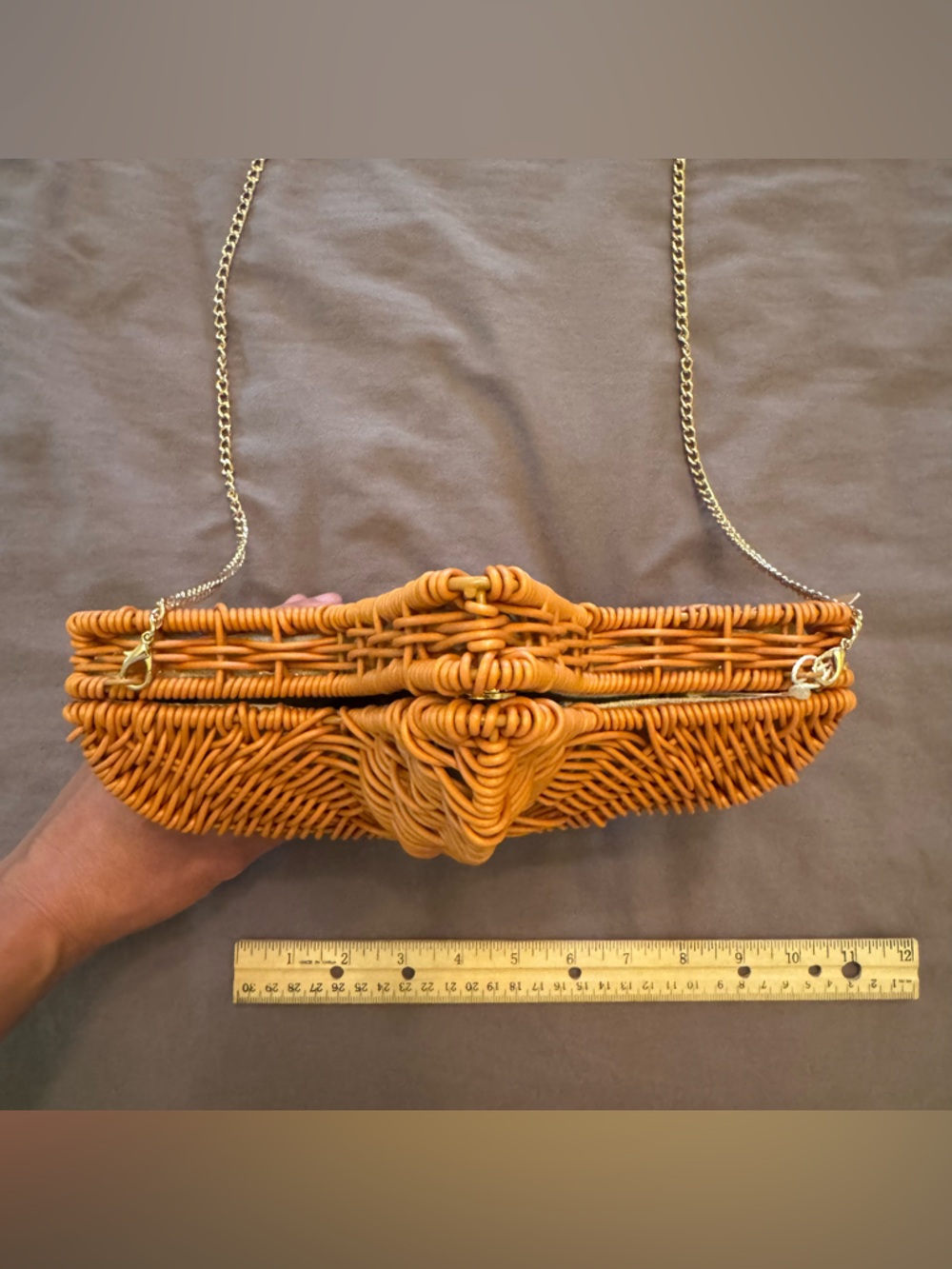 NEW NWT Viral Tommy Bahama Woven Wicker Starfish Crossbody Bag Clutch Purse Star - Picture 3 of 9